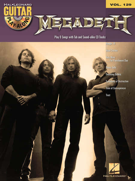 Guitar Play Along Vol.129 Mégadeth + Audio En Ligne - Guitar Tab