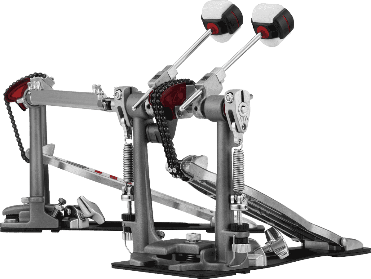 Double Pedale Grosse Caisse Redline Chaine Gaucher