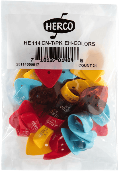 Herco Sachet de 24 Médiators Pouce Extra Heavy
