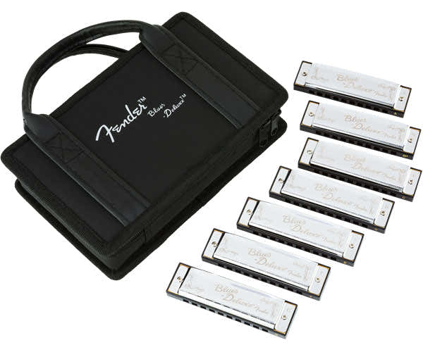 Fender Blues Deluxe 7 Harmonicas - 10 Trous