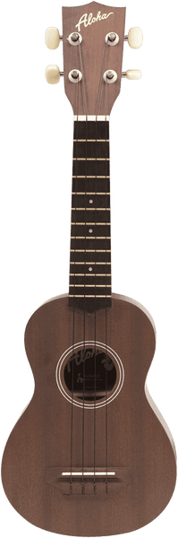 Aloha Ukulele Soprano Acajou + housse