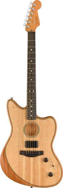 Fender Jazzmaster American Acoustasonic Ebo Natural
