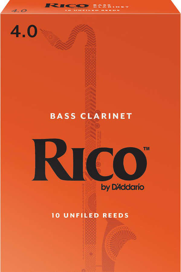 Rea1040 - Anches Clarinette Basse Rico Force4 (Pack De 10)