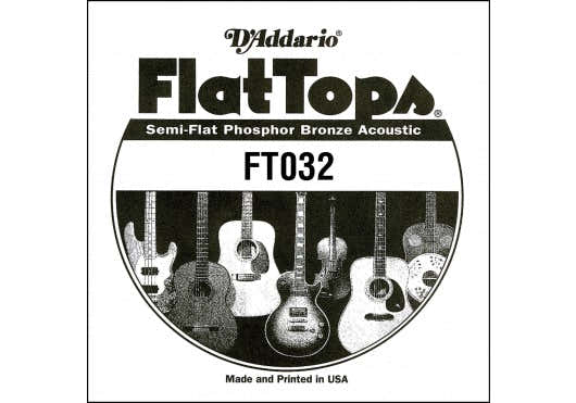 FT032 Semi-Flat Phosphor Bronze 32