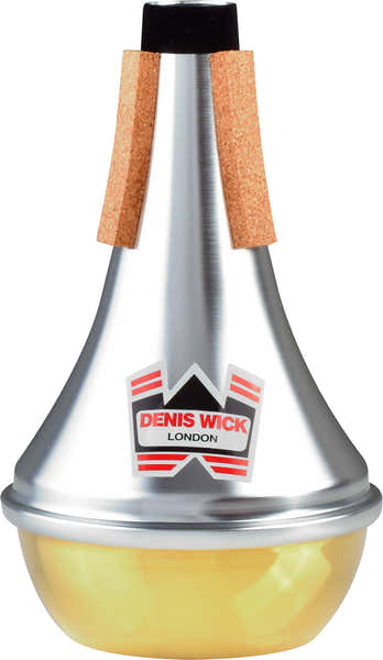 Denis Wick Sourdine Droite Trompette Fond Laiton DW5504B