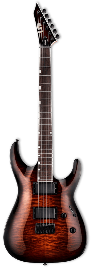MH-200 HT QM Dark Brown Sunburst