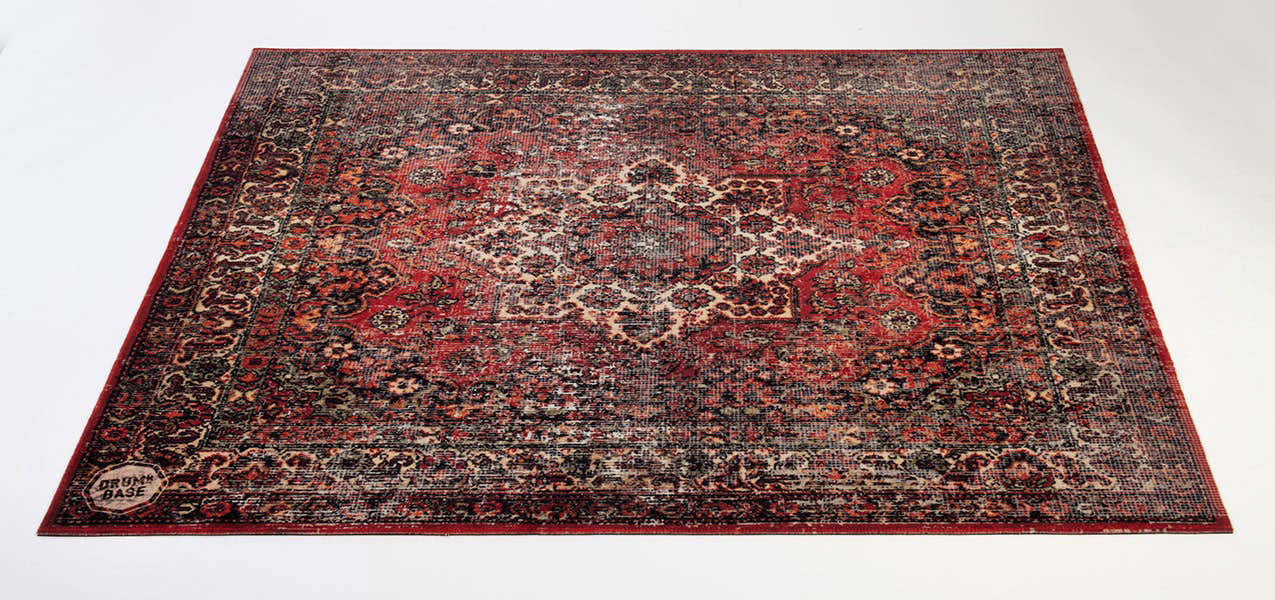 VPCLB-ORD Tapis Vintage Persian Club Series 1.63 X 1.42M Antidérapant Original Red
