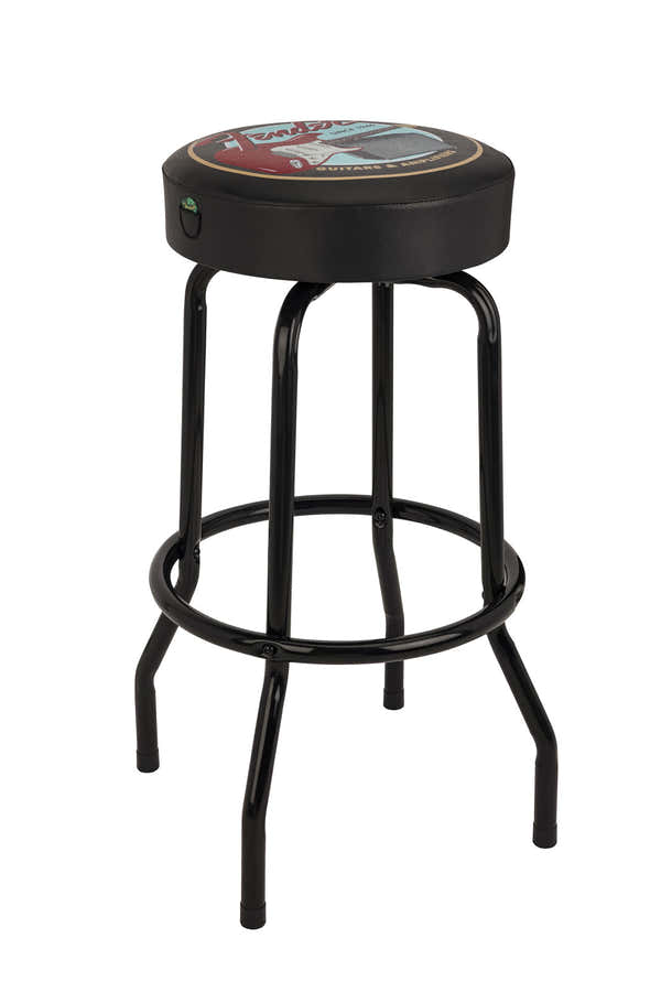 Guitars et Amps Pick Pouch Barstool Black-Black 30"