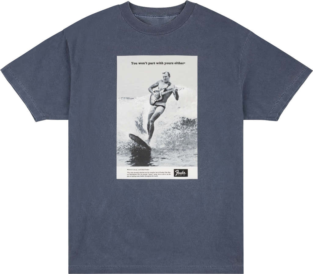 "L" Vintage Ad Surfer Tee Ocean