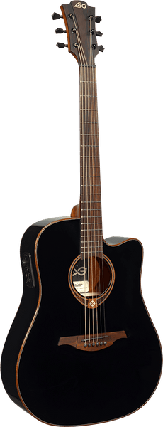 Lâg Tramontane T118DCE-BLK Dreadnought Ctw Électro Black