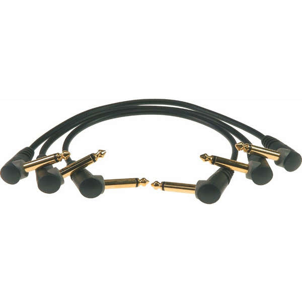 Lot 3 Cables Pedale 15CM Jack 2p.90/jack 2P.90 Or