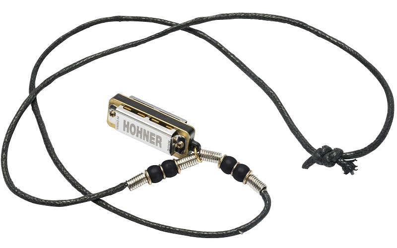 Mini Harp Collier Noir - 4 Trous