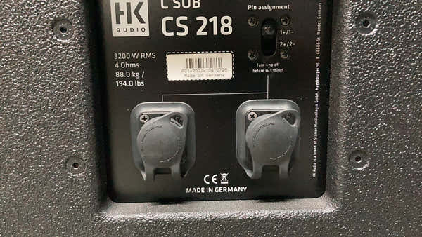 HK Audio CS 218 - SUB POUR SERIE CONTOUR X - Stock B