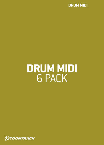 Toontrack EZdrummer MIDI 6 Pack