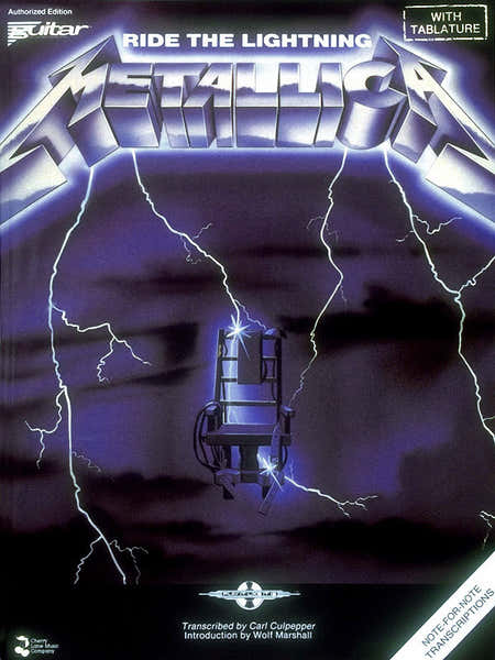 Cherry Lane Metallica - Ride the Lightning