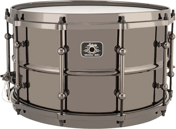 Ludwig Drums Lu0814Dir - 14 X 8" Universal Metal - Black Brass