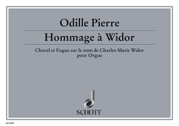 Pierre - Hommage À Widor Op. 5 - Orgue