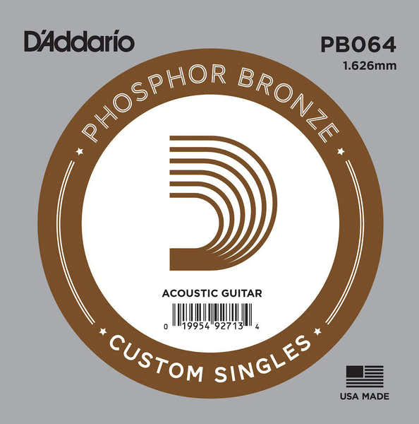 D'ADDARIO PB064 Phosphor Bronze Unité 064
