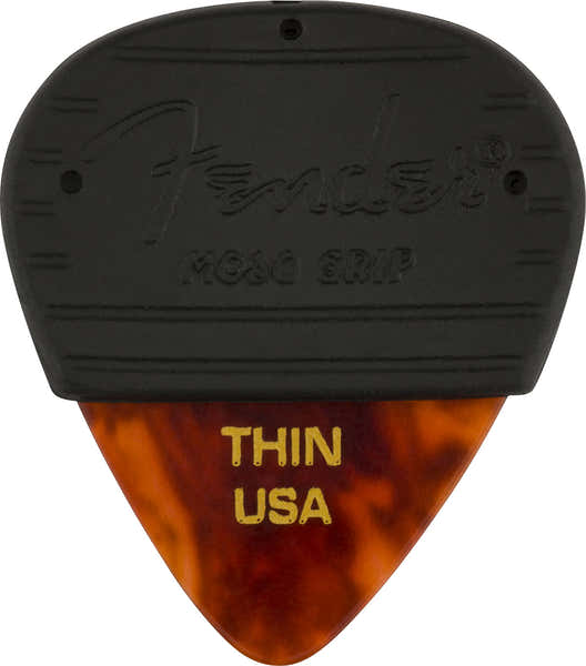 Fender Mojo Grip Picks Celluloid Thin 3-Pack Tortoiseshell