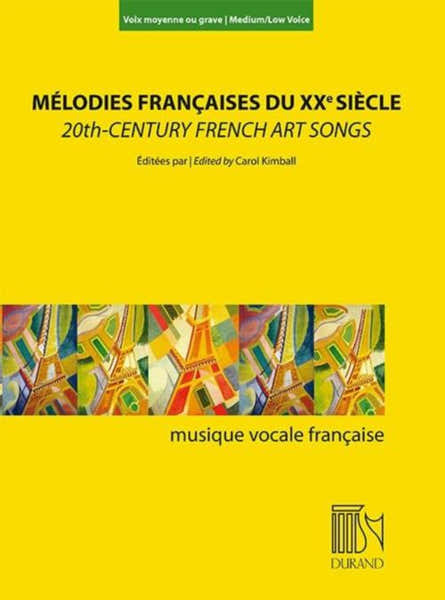 Durand MELODIES FRANCAISES DU XXe SIECLE