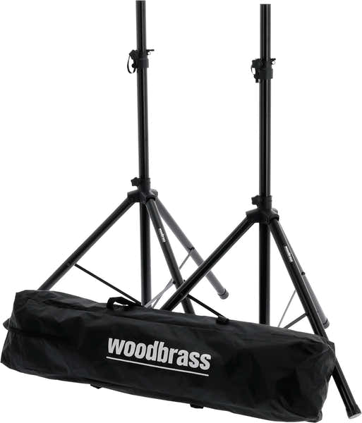 Woodbrass SS50 Set De Pieds D'enceinte + Housse