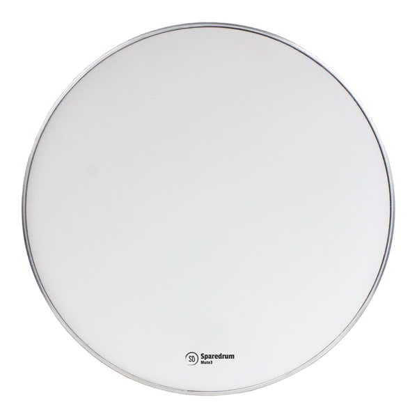 Sparedrum M3W13 Peau 13" Mute 3 Plis Mesh Silencieuse Blanc