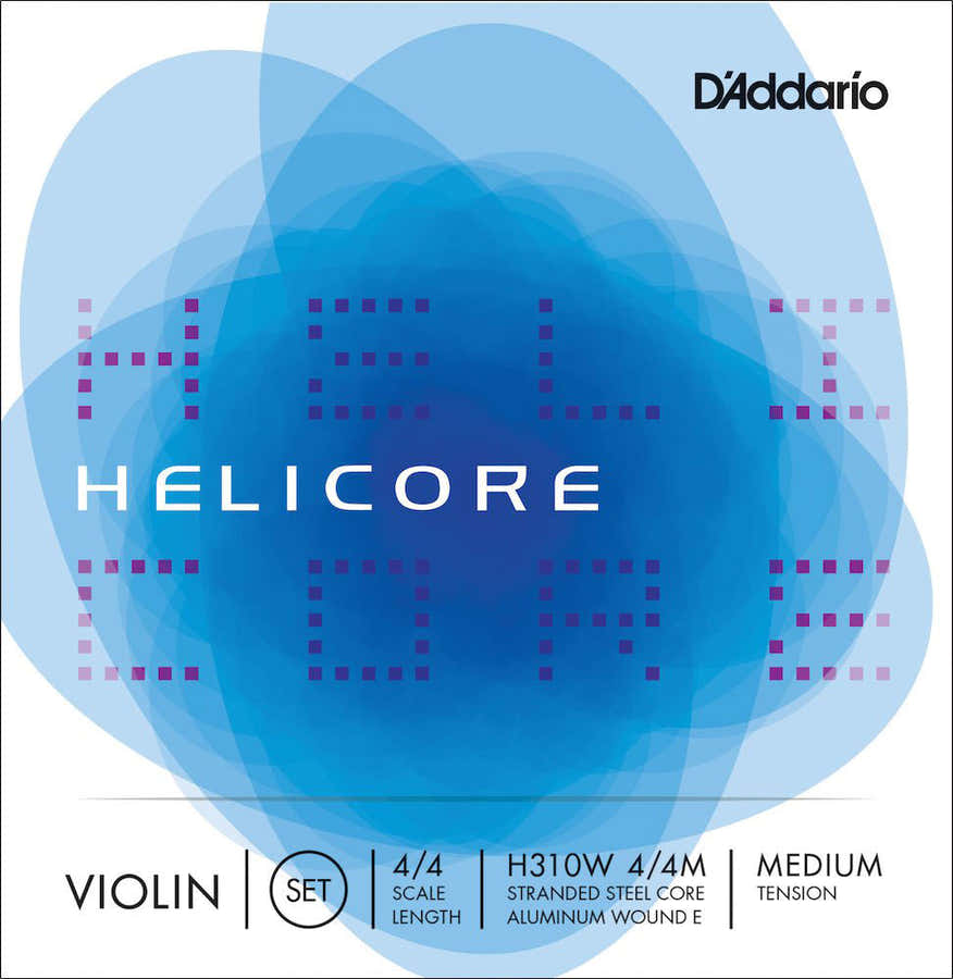 4/4 Helicore Jeu Medium/mi File Aluminium