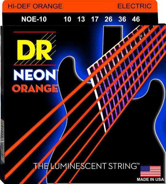 Dr Strings NOE-10 Neon Orange 10-46