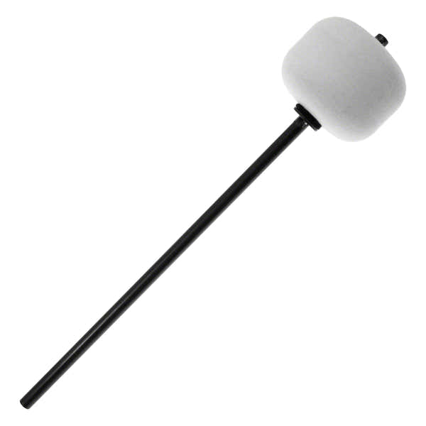206a Batte Pédale GC Feutre Blanc Tige Longue Noire