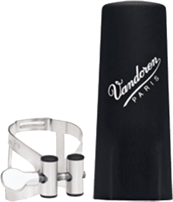 Vandoren Ligature M/o Sib Argentée Couvre-bec Plastique