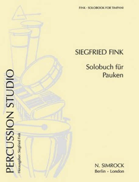 Simrock Fink Siegried - Solobook For Timpani
