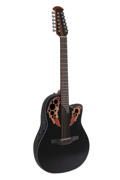 Ovation Celebrity Elite Mid Cutaway 12 Cordes Noir CE4412-5-G