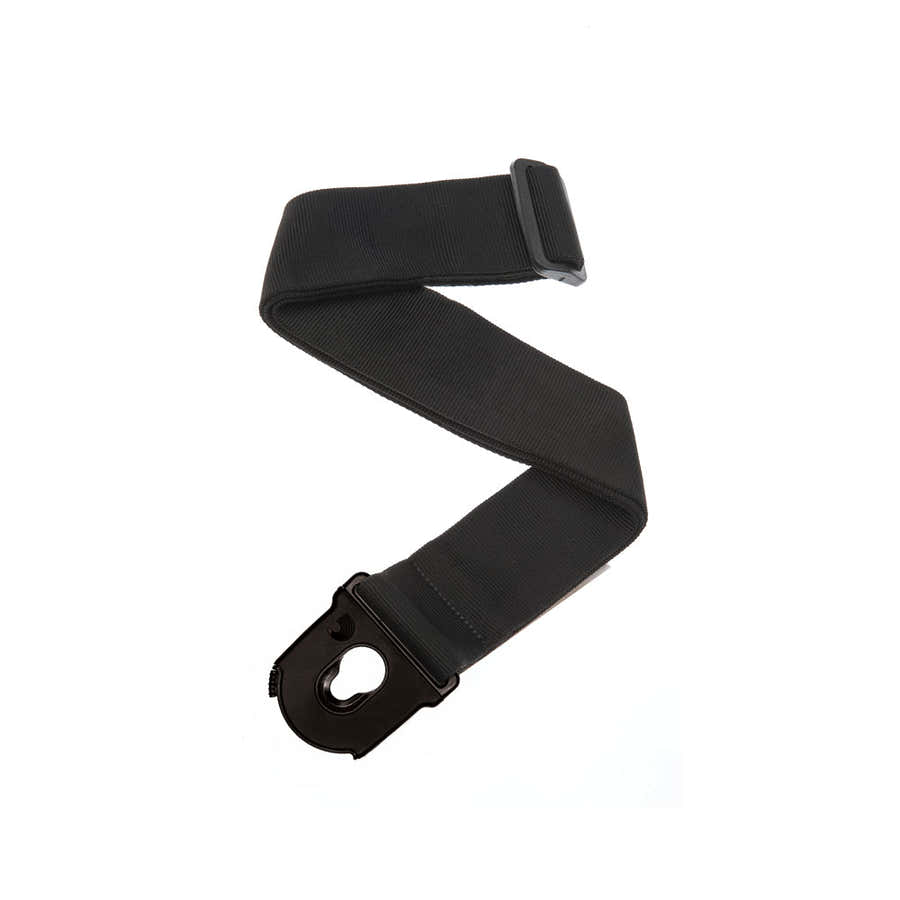 Planet Lock Guitar Strap Black