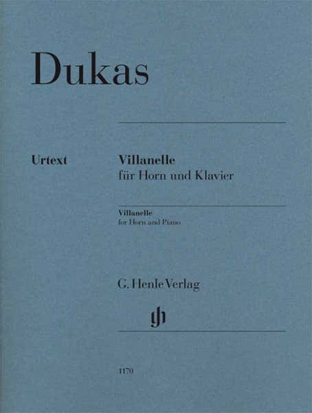 Henle Verlag Dukas Paul - Villanelle - Cor & Piano