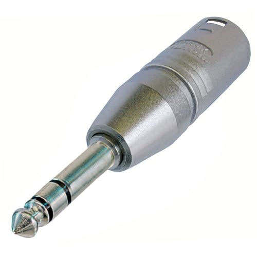 Neutrik NA3mp Adaptateur XLR 3 Male / Jack Stereo Male 6,35 Mm