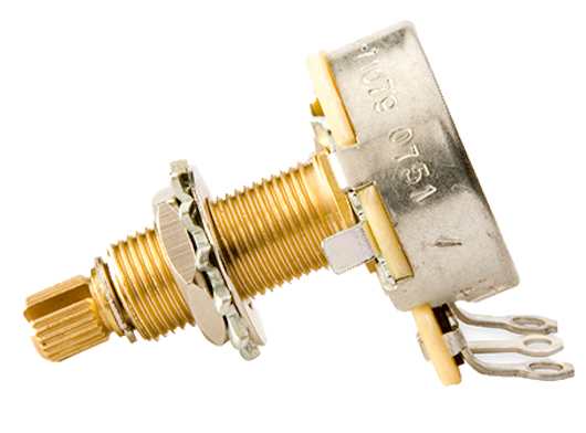 500K Ohm Audio Taper Potentiometer Long Shaft