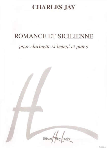 Jay Charles - Romance Et Sicilienne - Clarinette Piano