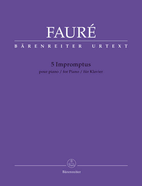Faure Gabriel - 5 Impromptus - Piano