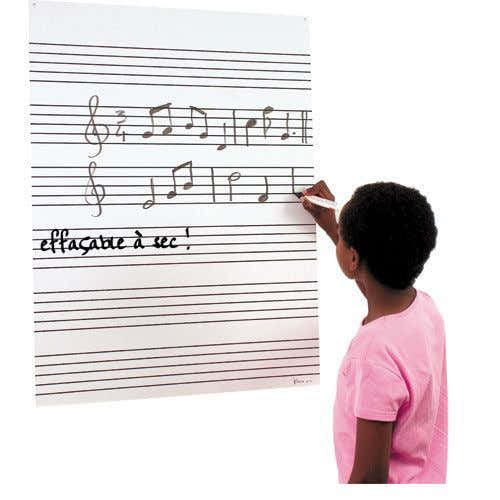 Fuzeau Tableau Pour La Formation Musicale 64,5 X 86 Cm