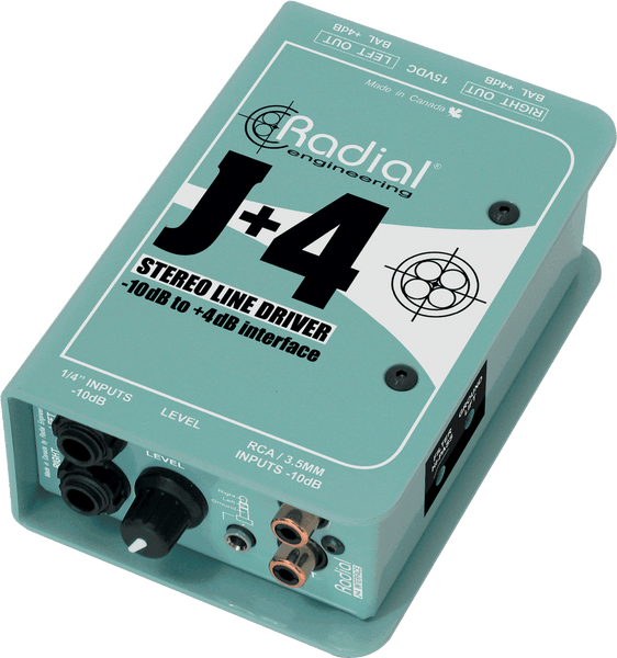Radial J+4 Convertisseur Actif Stereo