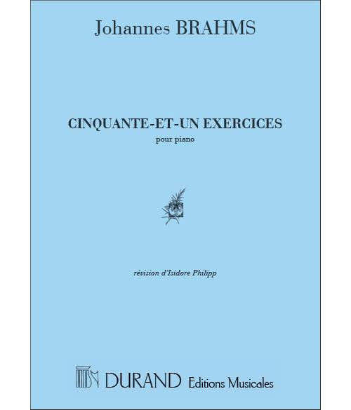 Durand Brahms J. - 51 Exercices - Piano