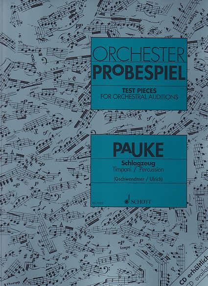 Schott ORCHESTER-probespiel - Percussions
