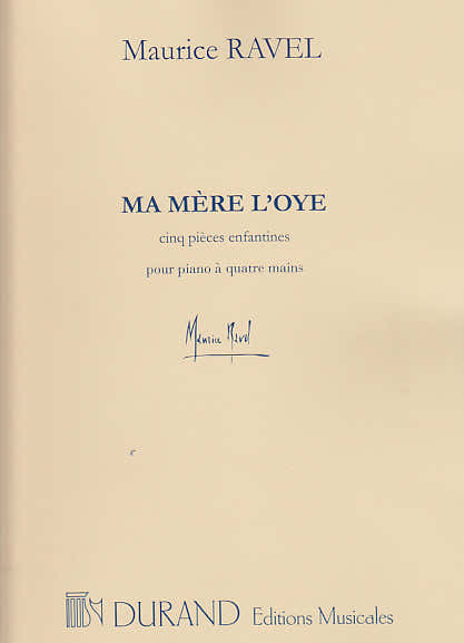 Durand Ravel Ma Mere L'oye Piano 4 Mains