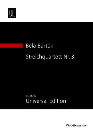 Universal Edition Bartok B. - Streichquartett N°3 - Conducteur