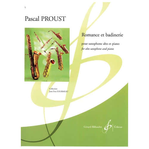 Proust Pascal - Romance et Badinerie - Saxophone Mi B et Piano