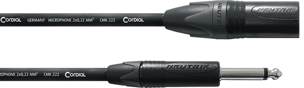 Cordial Câble Audio XLR Male/jack Mono 5 M