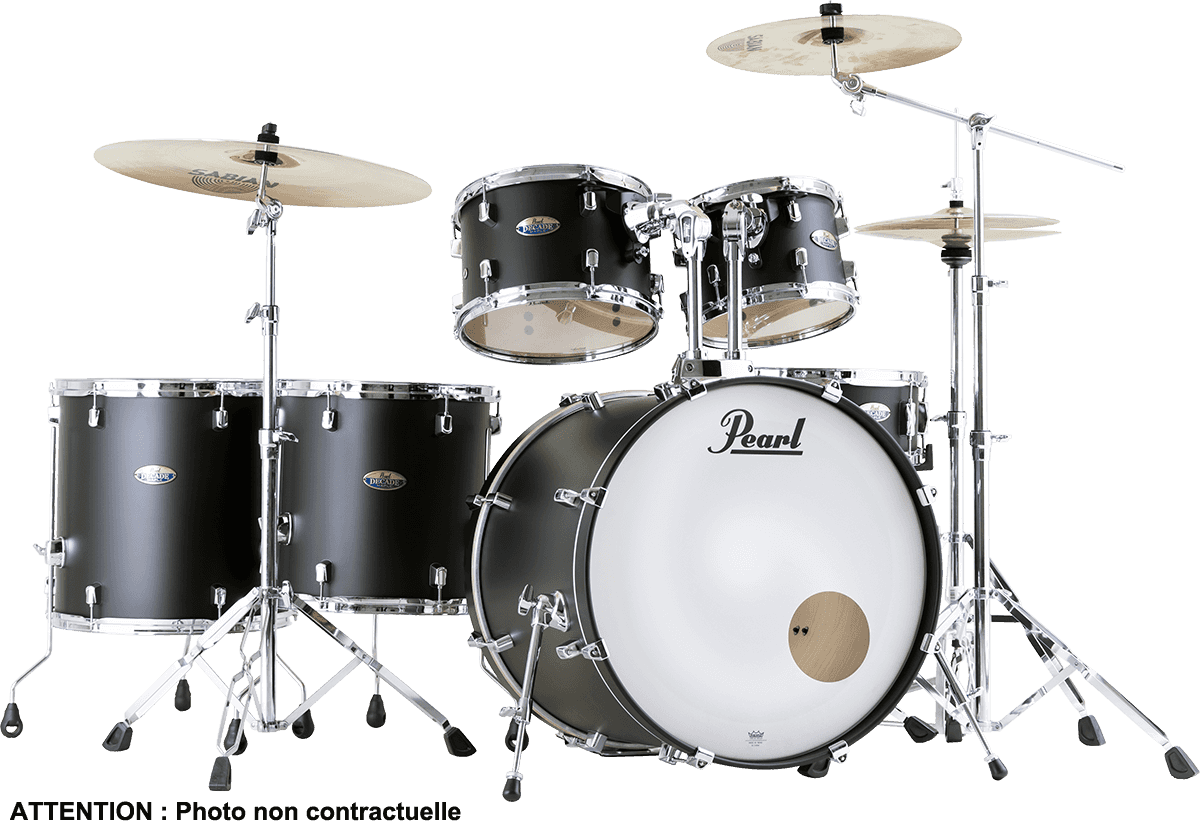 Decade Maple Studio Rock 22 Satin Slate Black
