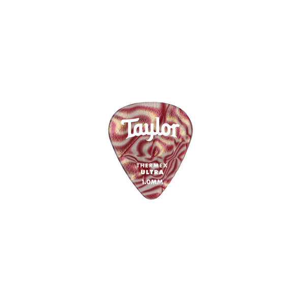 Taylor Guitars 70711 Premium Darktone 351 Thermex Ultra Ruby Swirl 1.25mm 6-pack