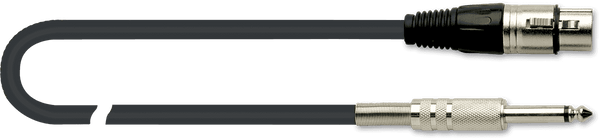 Quiklok MX777-9 Cable XLR Femelle - Jack Mono 9 M