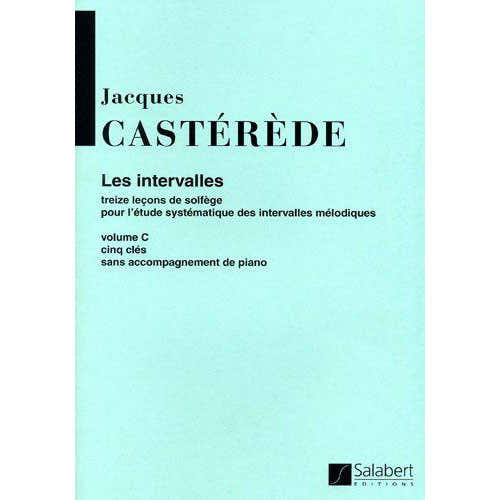 Salabert JACQUES CASTEREDE - INTERVALLES VOL. 4 7 CLES SANS PIANO